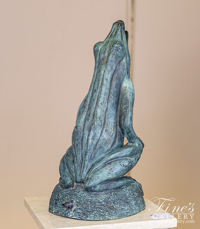 Bronze Fountains  - Bronze Fountain Frog - BF-790